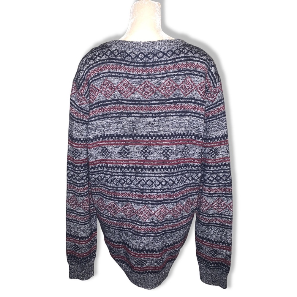 Mens Holiday Knit Sweater - Picture 6 of 6
